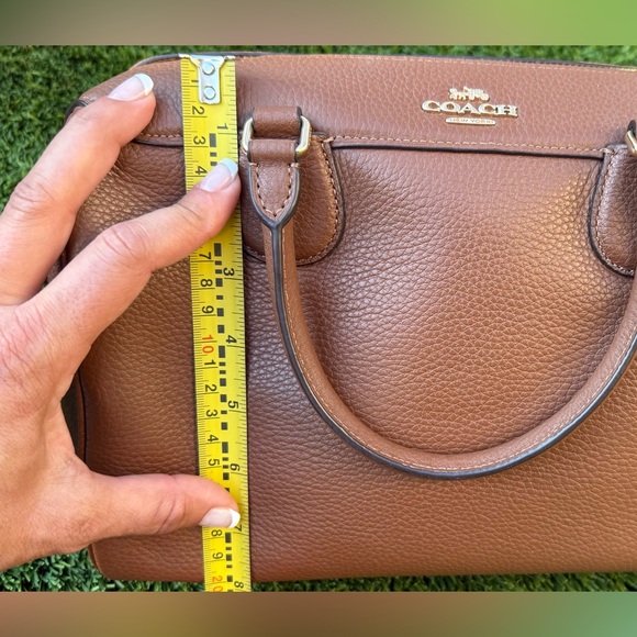 Coach Brown Leather Satchel - Picture 4 of 5